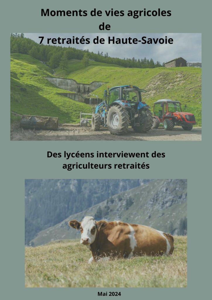 Transmettre son vécu d'agriculteurs