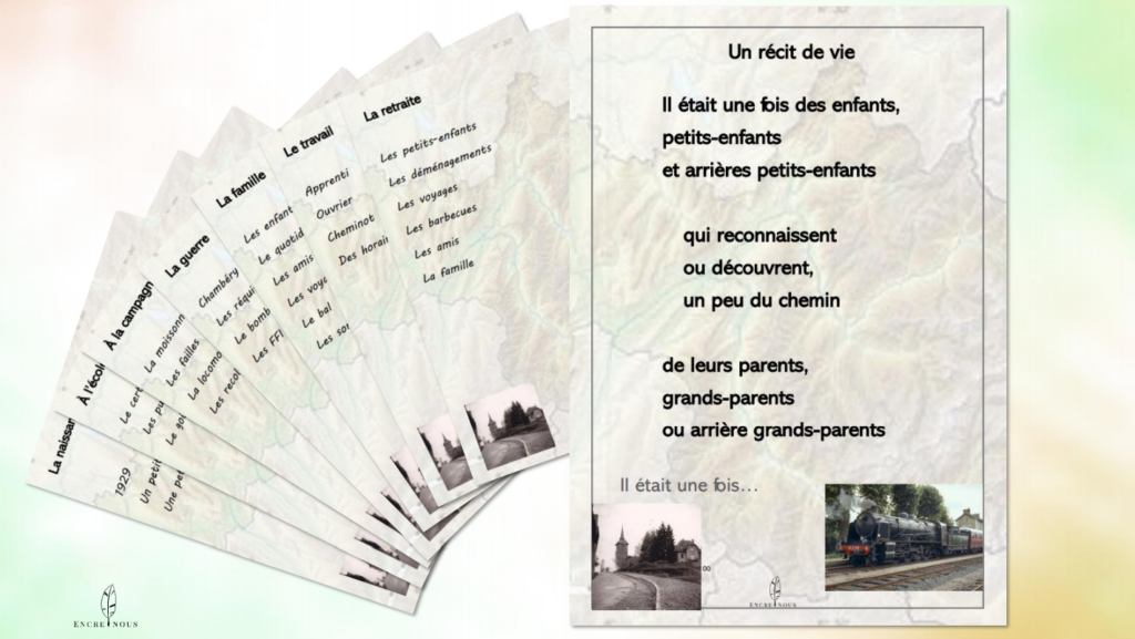 Écrire son histoire pour sa famille